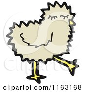 Cartoon Of A Chick Royalty Free Vector Illustration