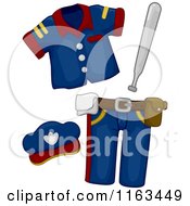 Poster, Art Print Of Police Baton And Costume