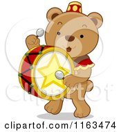 Cute Circus Drummer Bear