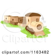 Poster, Art Print Of Wood Toy Train