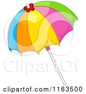 Poster, Art Print Of Colorful Beach Umbrella