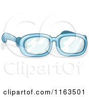 Poster, Art Print Of Pair Of Blue Glasses