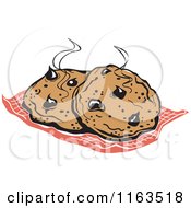 Poster, Art Print Of Fresh Hot Cocolate Chip Cookies