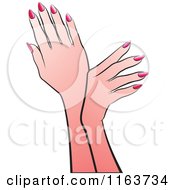 Poster, Art Print Of Female Hands