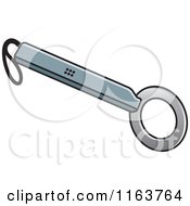 Clipart Of A Security Detector Royalty Free Vector Illustration