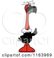Cartoon Of A Dumb Vulture Mascot Royalty Free Vector Clipart by Cory Thoman