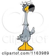 Cartoon Of A Dumb Dodo Bird Mascot Royalty Free Vector Clipart by Cory Thoman
