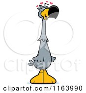 Cartoon Of A Loving Dodo Bird Mascot Royalty Free Vector Clipart by Cory Thoman