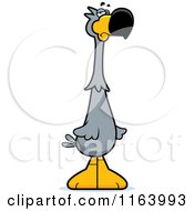 Cartoon Of A Depressed Dodo Bird Mascot Royalty Free Vector Clipart by Cory Thoman