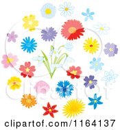 Poster, Art Print Of Colorful Flowers