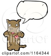 Poster, Art Print Of Talking Dog Or Wolf