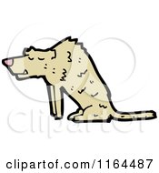 Cartoon Of A Dog Royalty Free Vector Illustration