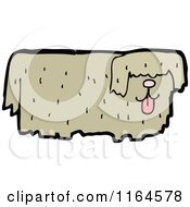 Cartoon Of A Dog Royalty Free Vector Illustration