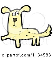 Cartoon Of A Dog Royalty Free Vector Illustration