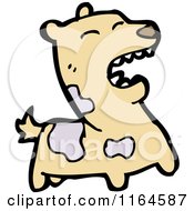 Cartoon Of A Dog Royalty Free Vector Illustration