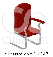 Poster, Art Print Of Red Office Chair