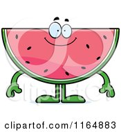 Happy Watermelon Mascot