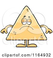 Poster, Art Print Of Depressed Tortilla Chip Mascot