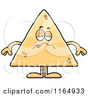 Sick Tortilla Chip Mascot