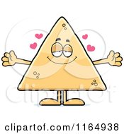 Poster, Art Print Of Loving Tortilla Chip Mascot