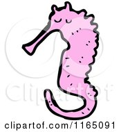 Poster, Art Print Of Pink Seahorse