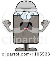 Cartoon Of A Waving Pepper Shaker Mascot Royalty Free Vector Clipart by Cory Thoman