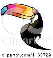 Clipart Of A Toucan Bird Royalty Free Vector Illustration