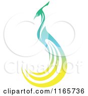 Clipart Of A Colorful Peacock 3 Royalty Free Vector Illustration