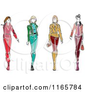 Poster, Art Print Of Stylish Women In Autumn Apparel