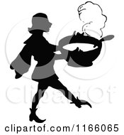 Poster, Art Print Of Silhouetted Man Carrying A Pot Of Stew