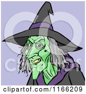 Poster, Art Print Of Witch Avatar On Purple