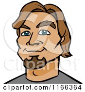 Cartoon of a Man Avatar - Royalty Free Vector Clipart by Cartoon Solutions #COLLC1166364-0176