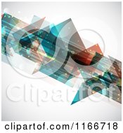 Poster, Art Print Of Background Of Abstract Flares And Shapes Flowing Diagonally