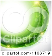 Poster, Art Print Of Background Of Light Flares And Green