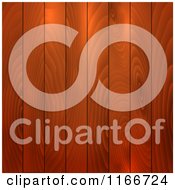Clipart Of A Background Of Rich Wood Panels Royalty Free Vector Illustration