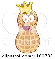 Peanut Character Wearing A Crown
