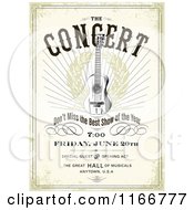 Poster, Art Print Of Grungy Concert Poster Design With Sample Text