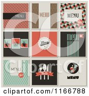 Poster, Art Print Of Retro Styled Restaurant Menu Designs 2