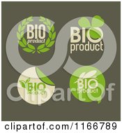 Poster, Art Print Of Green Bio Product Labels