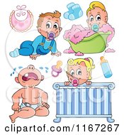 Poster, Art Print Of Babies And Items