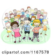 Poster, Art Print Of Group Of Diverse Children