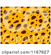 Cartoon Of A Seamless Cheetah Animal Print Pattern Royalty Free Vector Clipart