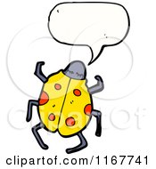 Poster, Art Print Of Talking Yellow Ladybug