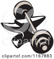 Poster, Art Print Of Barbell Resting On An Anvil