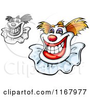 Poster, Art Print Of Grinning Clowns