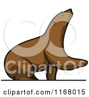 Poster, Art Print Of Brown Bear Lifting A Paw