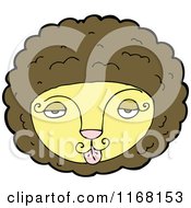 Cartoon Of A Lion Royalty Free Vector Illustration