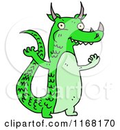 Poster, Art Print Of Green Dragon