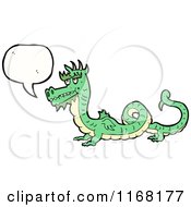Poster, Art Print Of Talking Green Dragon