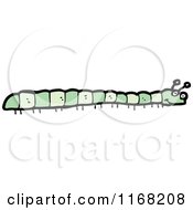 Poster, Art Print Of Green Caterpillar